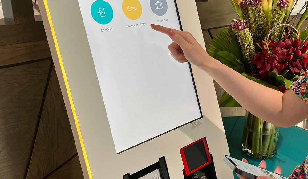 P3 introduces check-in/room key pickup kiosk