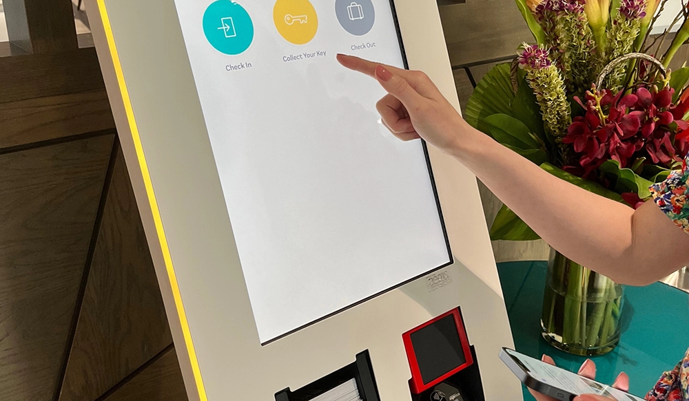 P3 introduces check-in/room key pickup kiosk