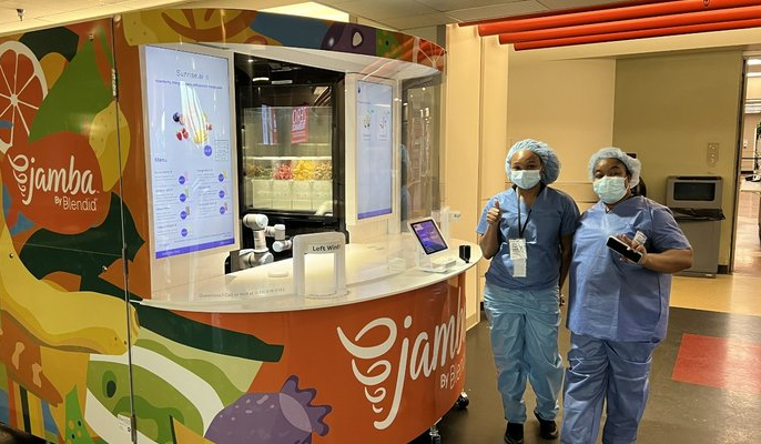 Atlanta hospital tests Jamba by Blendid robotic smoothie kiosk