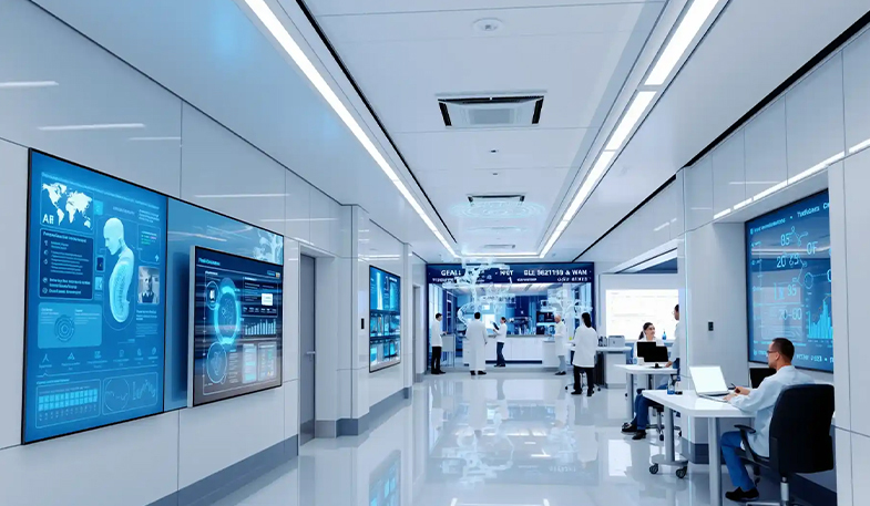 Applications of industrial displays in the medical and health field