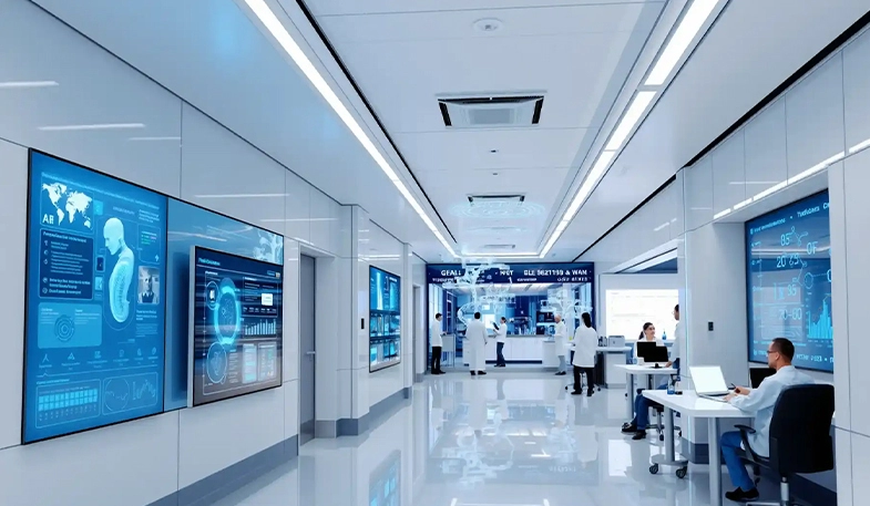Applications of industrial displays in the medical and health field