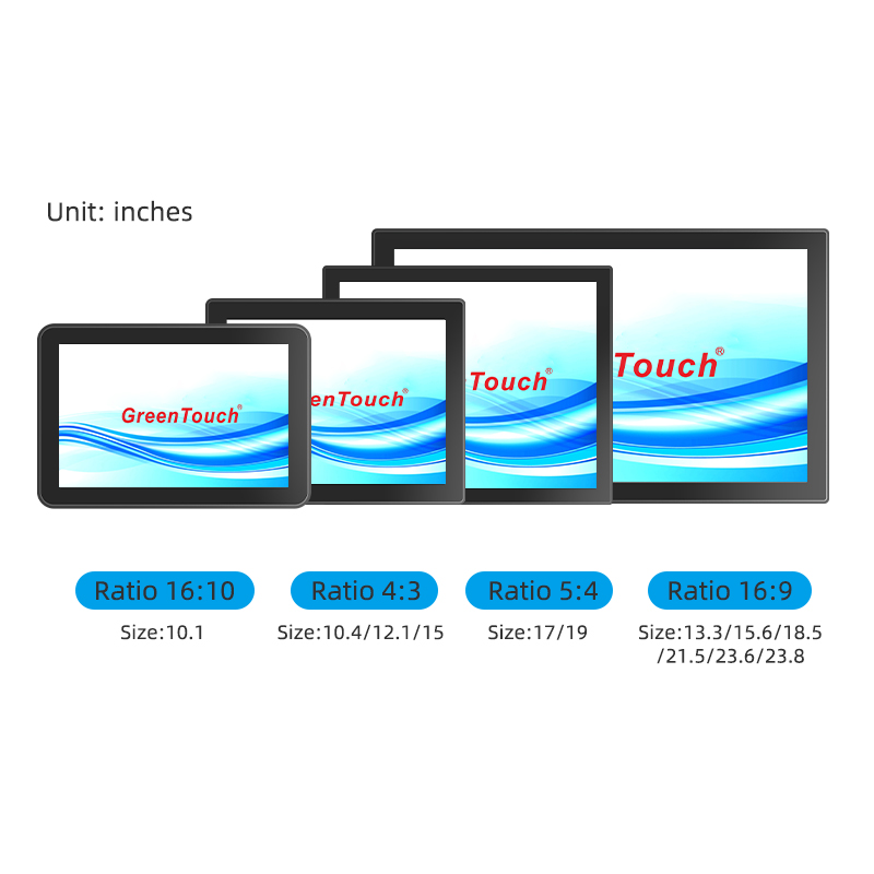 High Brightness Touch Monitor 10.1-23.8 Inches(2CGL Series)