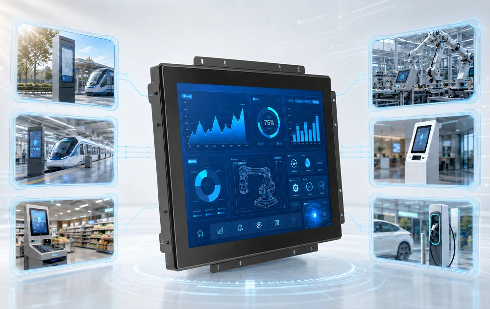 GreenTouch 15 Inch High Brightness Touch Monitor Delivers Reliable Interaction for Industrial and Outdoor Applications